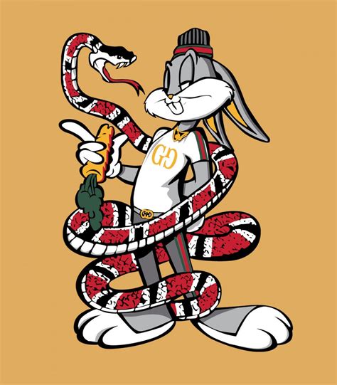 gucci bugs bunny snake design|gucci belt snake.